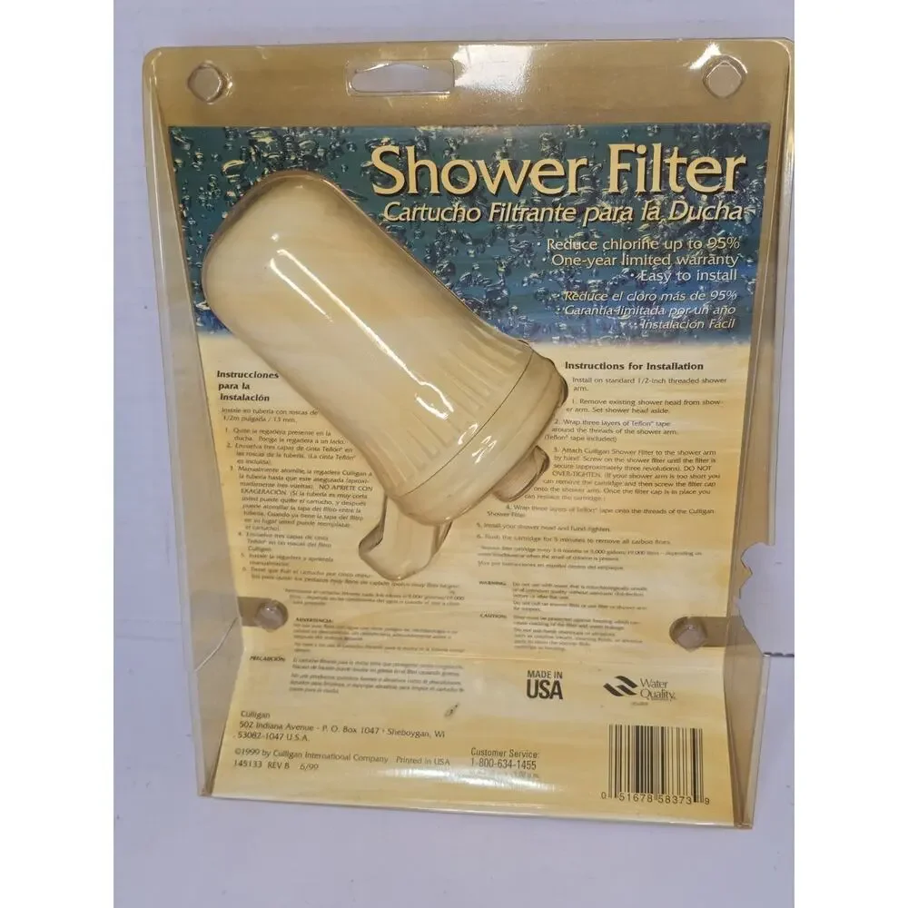 Culligan sr-115 Shower Filter System-White New Old Stock